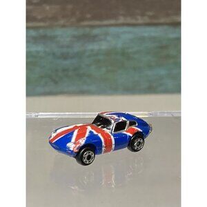Vintage Micro Machines Jaguar E-Type Union Jack Best of Europe Collection RARE